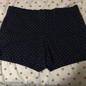 Blue polka dot shorts. Joe Fresh